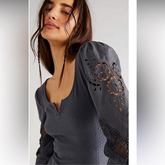 NWT FREE PEOPLE Brunch Date Top - Picture 6 of 10